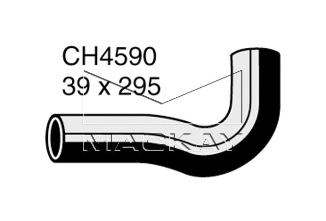 Mackay Bottom Radiator Hose CH4590