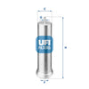 UFI Filters Fuel Filter 31.851.00