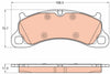 TRW Brake Pad Set GDB2057