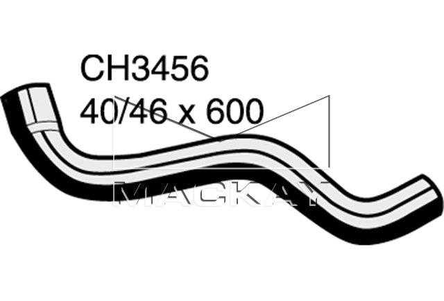 Mackay Bottom Radiator Hose CH3456