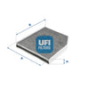 UFI Filters Cabin Air Filter 54.261.00