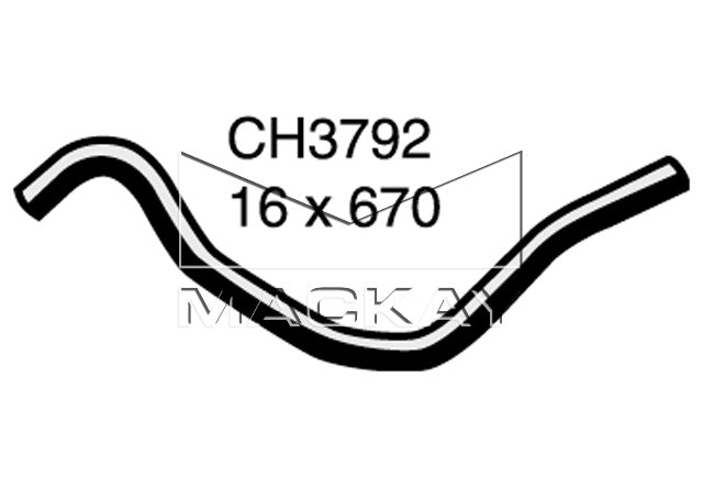 Mackay Heater Hose CH3792