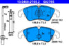 ATE Brake Pad Set Front 13.0460-2765.2