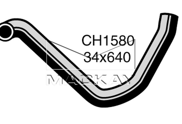 Mackay Bottom Radiator Hose CH1580