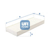UFI Filters Cabin Air Filter 53.072.00