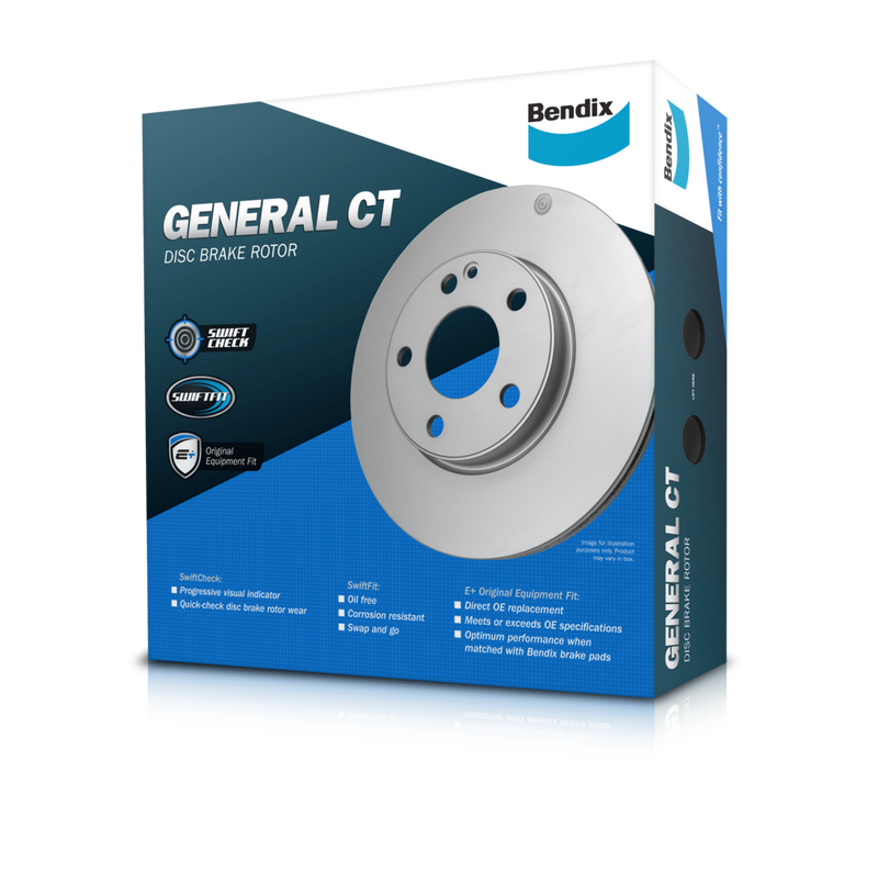 Bendix General CT Brake Rotor Single BR957 GCT