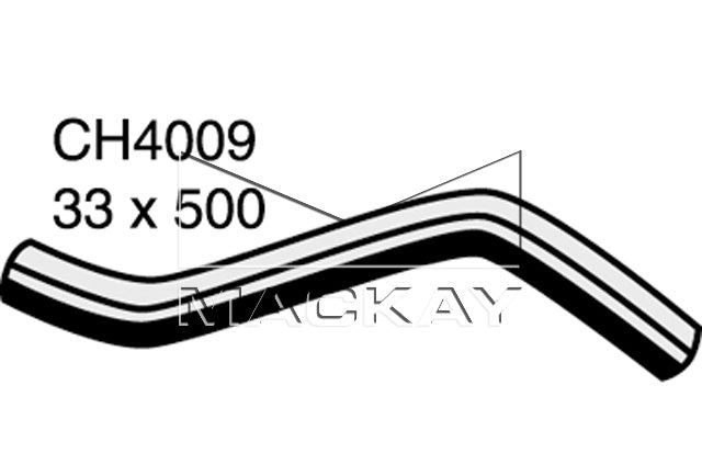Mackay Bottom Radiator Hose CH4009