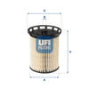 UFI Filters Fuel Filter 26.129.00