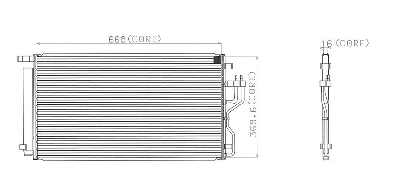 Denso AC Condenser A477-A319