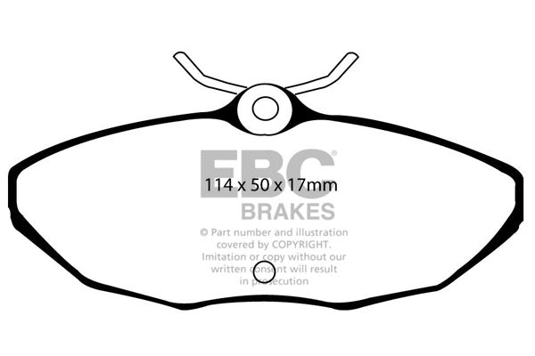EBC Jaguar S-Type 99- Rear Pads DP21221