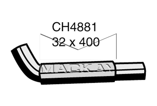 Mackay Bottom Radiator Hose CH4881