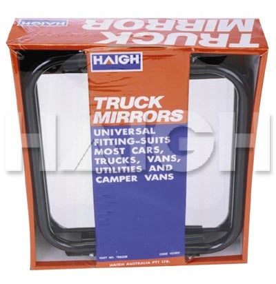 Haigh Truck Mirror Mini W/Coaster Black TB830B