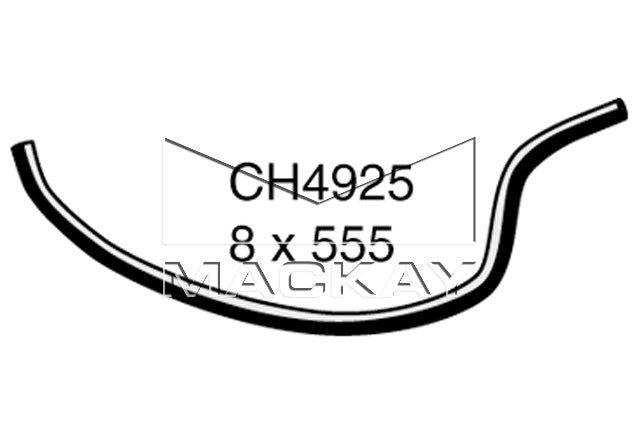 Mackay Bypass Heater Hose CH4925