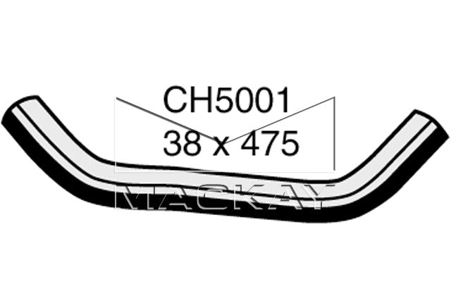 Mackay Bottom Radiator Hose CH5001