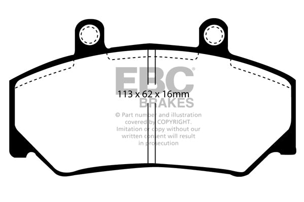 EBC Volvo Front Pads DP2800