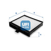 UFI Filters Cabin Air Filter 53.106.00