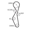 Gates PowerGrip Timing Belt T1669
