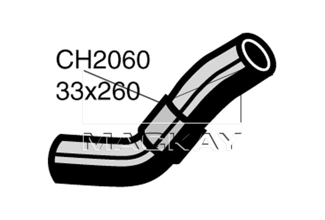 Mackay Top Radiator Hose CH2060