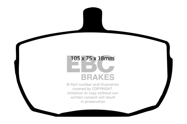 EBC Fiat/Ford/Rover Front Pads DP2241
