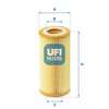 UFI Filters Oil Filter 25.040.00