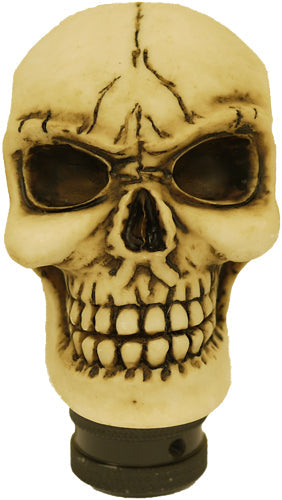 Saas Skull Gear Knob Cream SGKS01C
