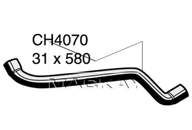 Mackay Top Radiator Hose CH4070