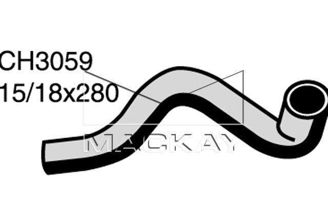 Mackay Heater Hose CH3059