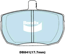 Bendix Db841 4WD Disc Pad Set DB841 4WD