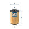 UFI Filters Oil Filter 25.201.00