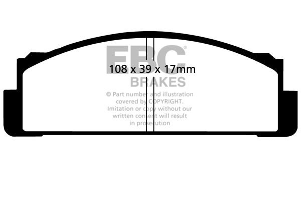 EBC Fiat/Seat Front Pads DP2116