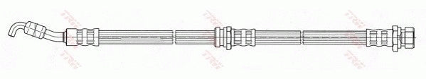TRW Brake Hose PHD468
