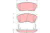 TRW Brake Pad Set GDB1012DT