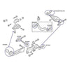 SuperPro Rear Control Arm Lower-Inner Front Bush Kit Fits
