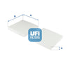 UFI Filters Cabin Air Filter 53.251.00