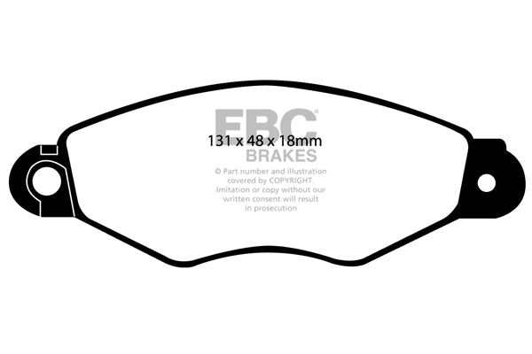 EBC Ultimax Oe Replacement Brake Pad Set DP1136