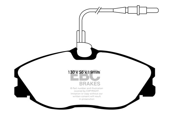 EBC Peugeot 406 Front Pads DP21047