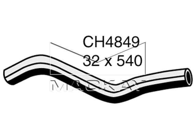 Mackay Top Radiator Hose CH4849