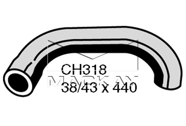 Mackay Bottom Radiator Hose CH318