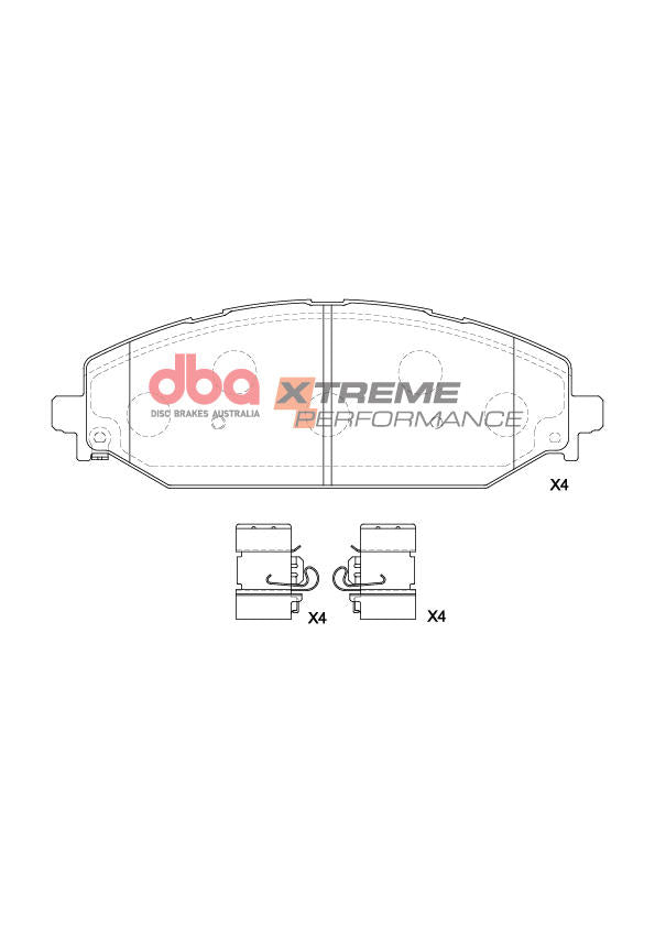 DBA Xtreme Performance Brake Pad Set DB15195XP