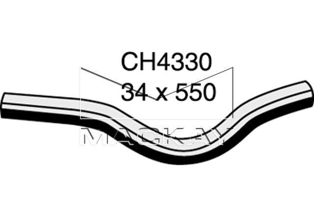 Mackay Bottom Radiator Hose CH4330