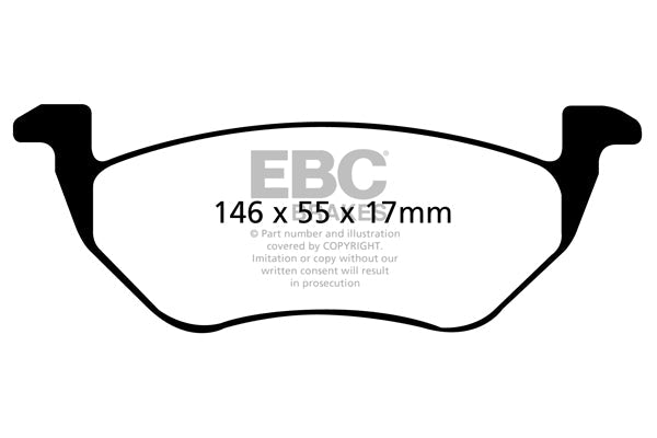 EBC Brake Pad Set DP61710