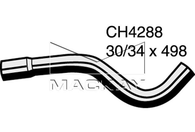 Mackay Top Radiator Hose CH4288