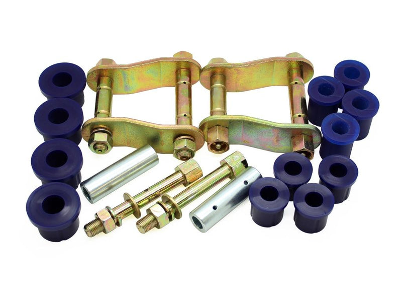 SuperPro Rear Greasable Shackle And Bush Kit Fits Ford