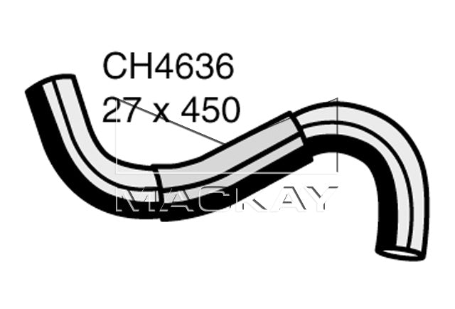 Mackay Bottom Radiator Hose CH4636