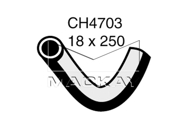 Mackay Heater Hose CH4703