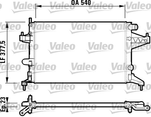 Valeo Radiator Manual 732826