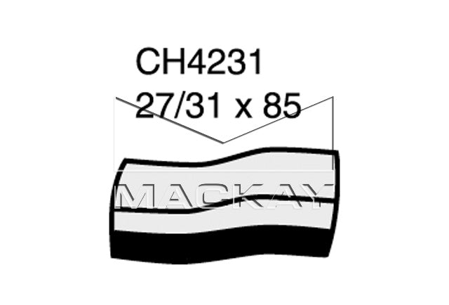 Mackay Bypass Heater Hose CH4231