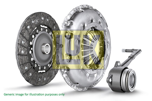LuK RepSet Pro Clutch Kit With Concentric Slave Cylinder