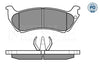 Meyle Brake Pad Set 025 231 9017/PD