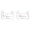 DBA Xtreme Performance Brake Pad Set DB15037XP